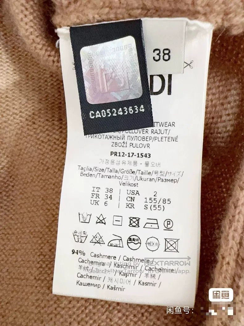 Fendi Fendi Cashmere Knit Cardigan Size XS / US 0-2 / IT 36-38 - 3 Thumbnail