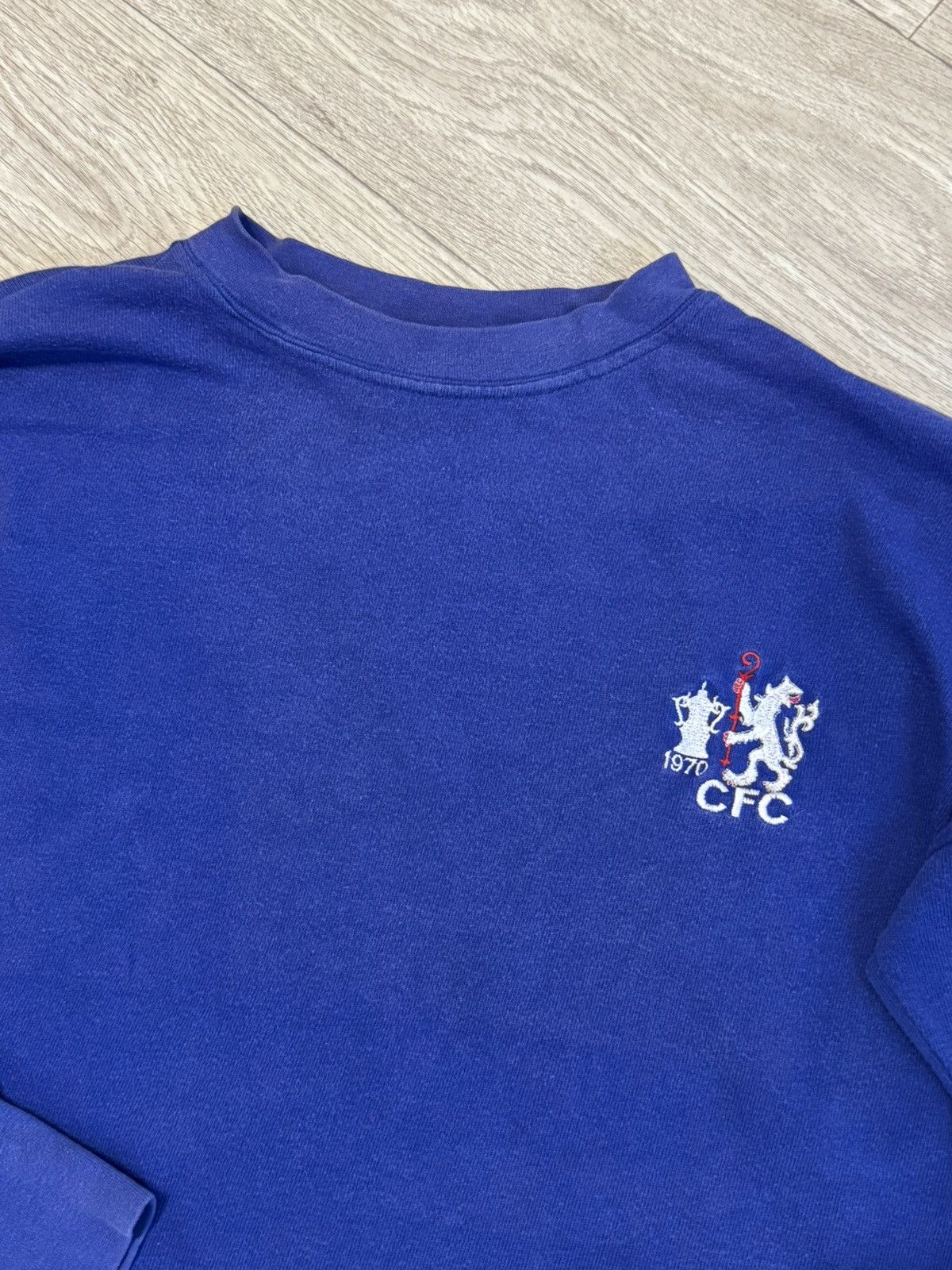 Vintage 🔷Rare Vintage Chelsea 1970 Long sleeve Soccer jersey🔷 Size US XL / EU 56 / 4 - 4 Thumbnail