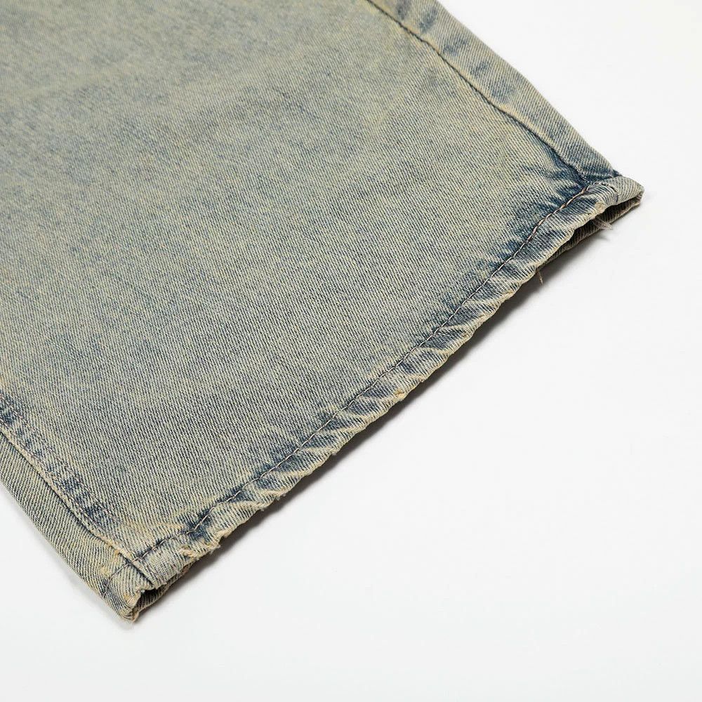 Vintage Distressed washed punk men's loose wide-leg scimitar jeans Size US 32 / EU 48 - 5 Thumbnail