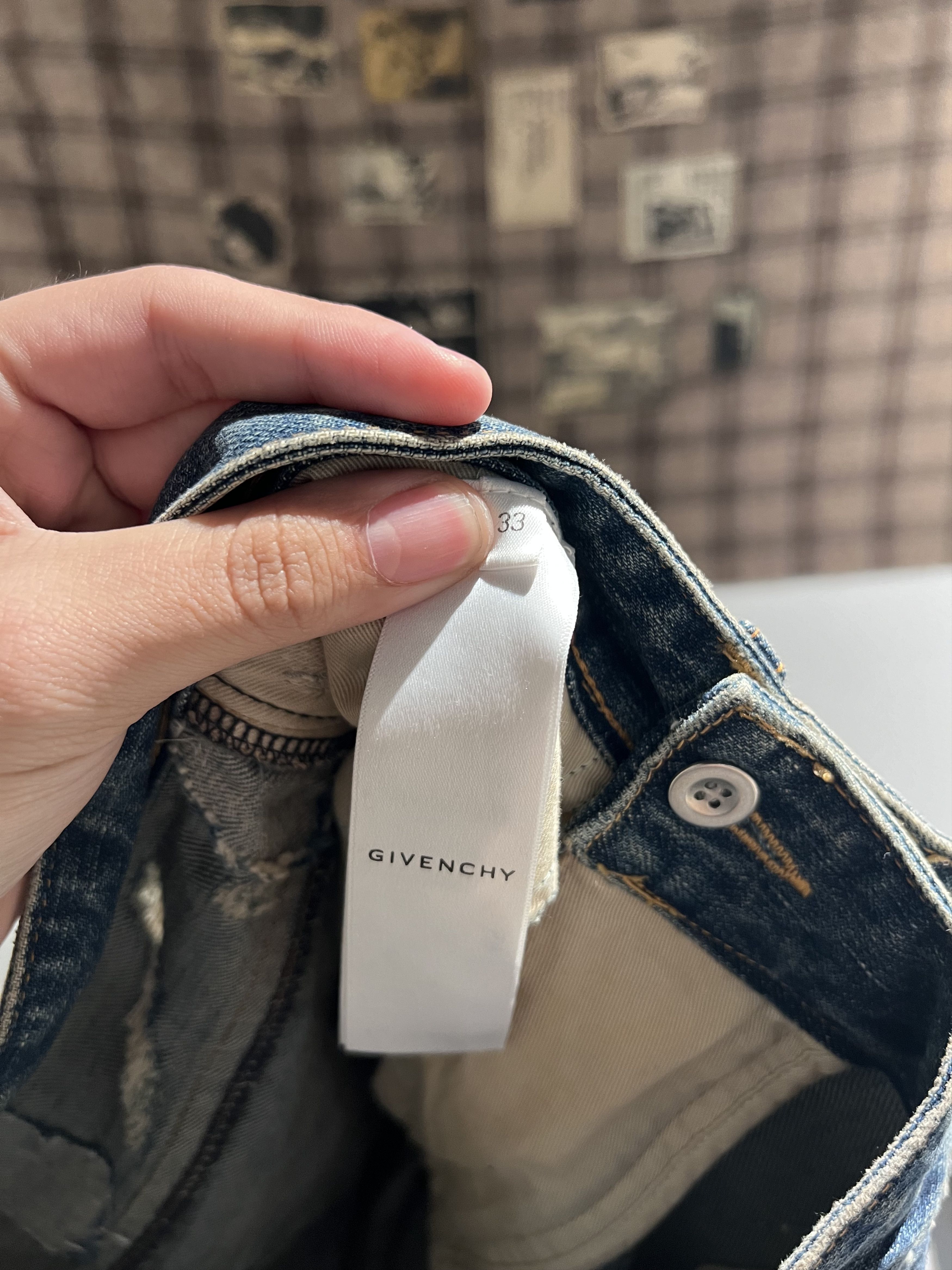 Givenchy Givenchy Distressed Boro Denim Size US 33 - 5 Thumbnail