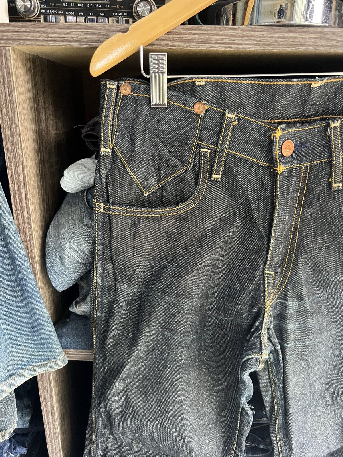 Levi's 🔥Rare Vintage Levis Button J22 Denim Size US 31 - 7 Thumbnail