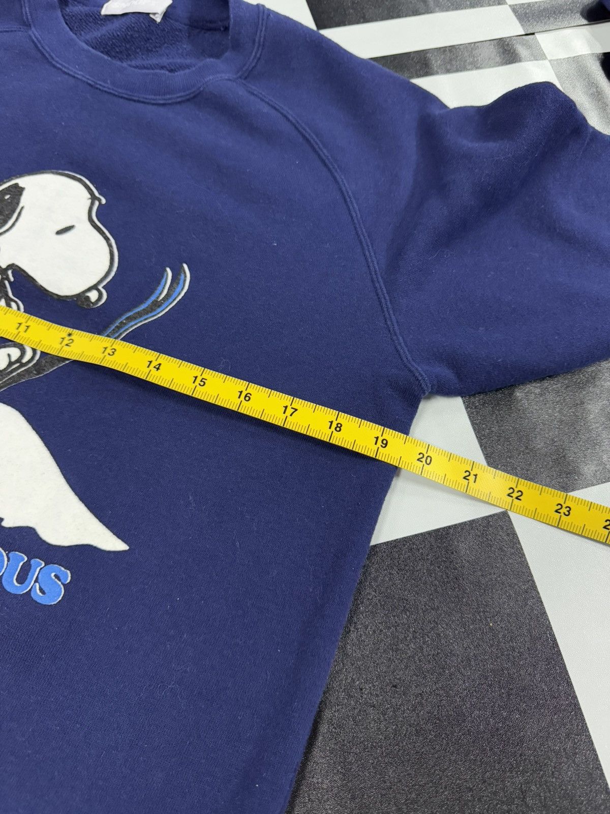 Anime Vintage Snoopy World Famous Skier Navy Size US M / EU 48-50 / 2 - 9 Thumbnail