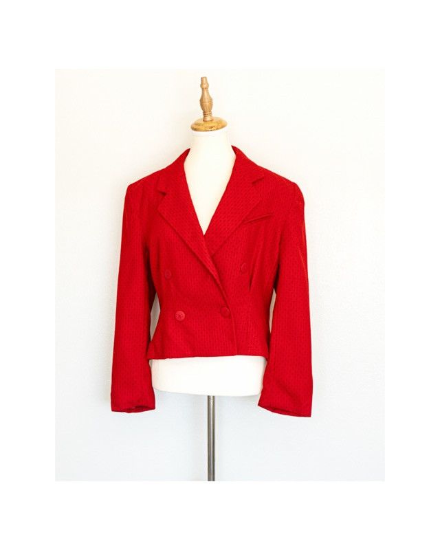 Other Christian Dior Structured Double-Breasted Blazer, Size US 8 Size M / US 6-8 / IT 42-44 - 1 Thumbnail