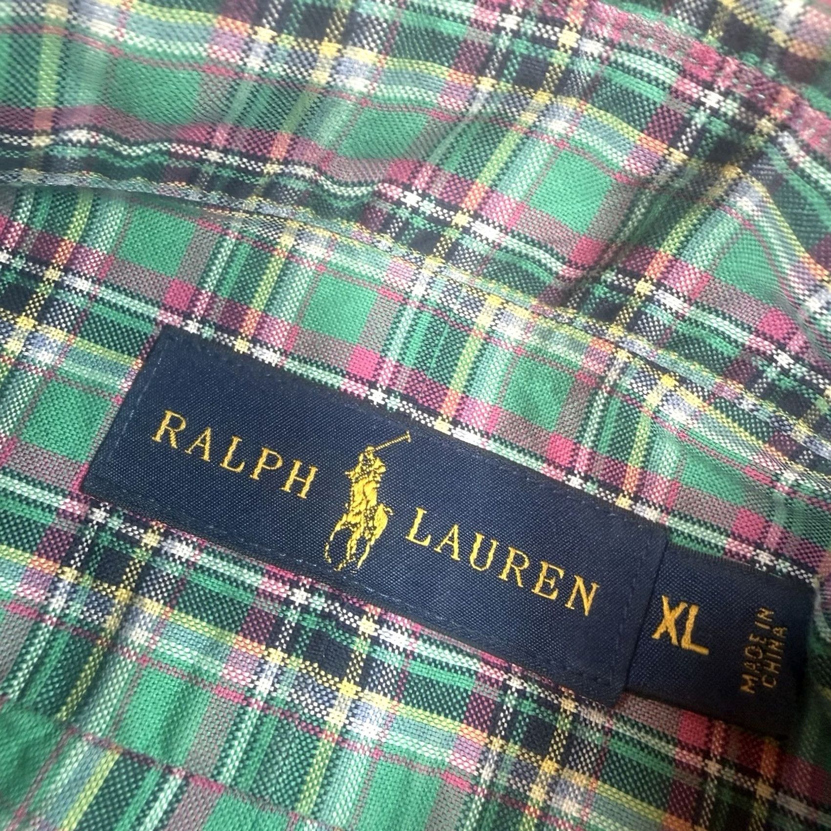 Polo Ralph Lauren Polo Ralph Lauren Button Shirt Mens 2XL Plaid Check Long Sleeve Thick Pink Size US XXL / EU 58 / 5 - 2 Thumbnail