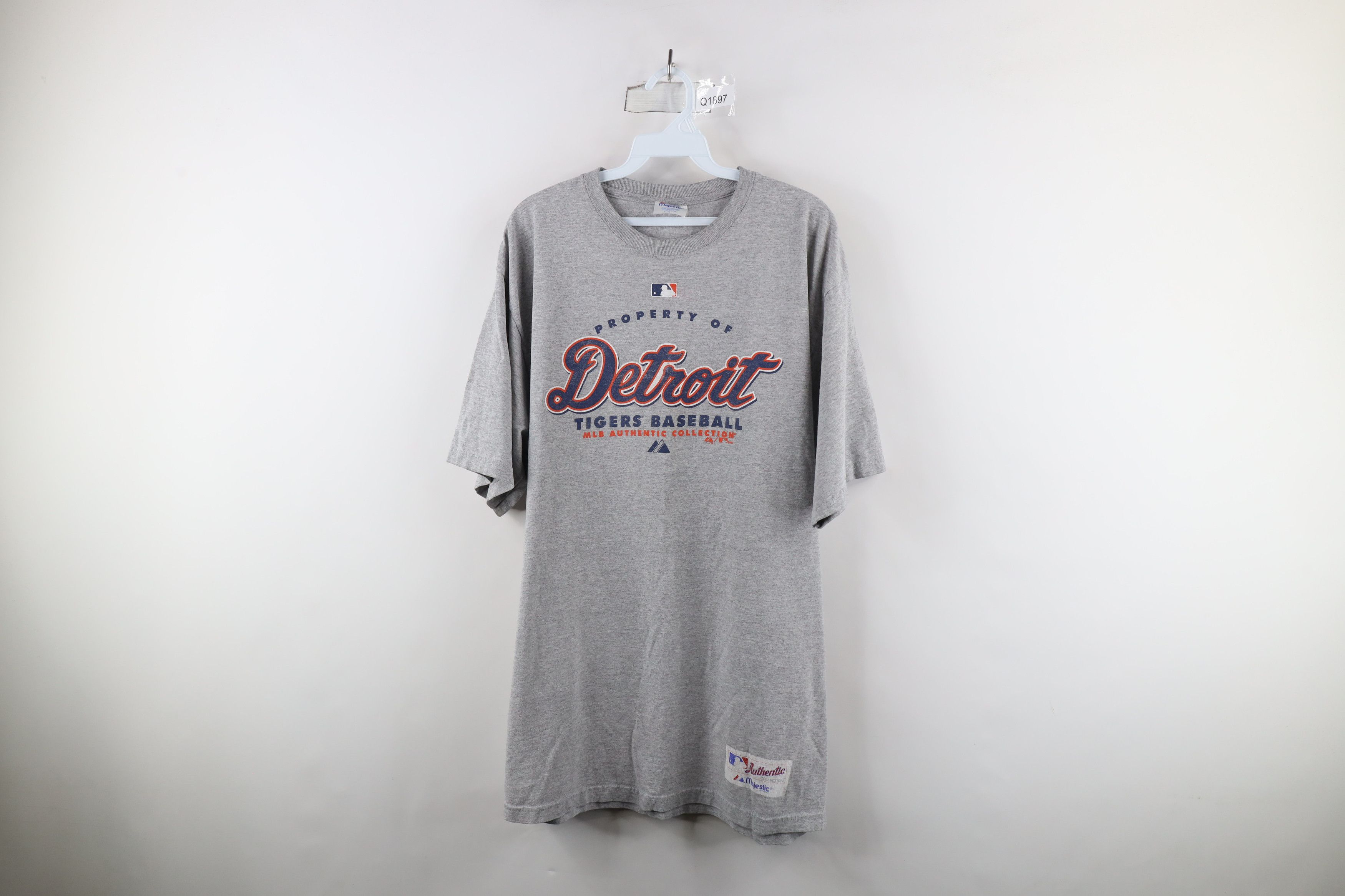 Majestic × Vintage Vintage Y2K 2007 Majestic Detroit Tigers Baseball T-Shirt Size US L / EU 52-54 / 3 - 1 Thumbnail