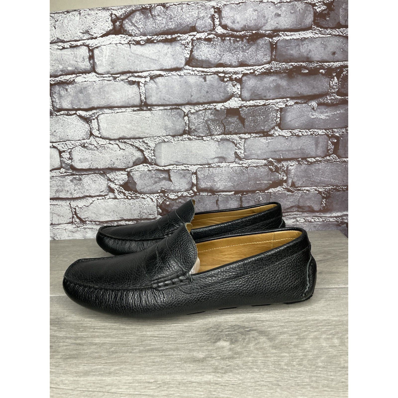 1901 1901 Black Leather Penny Loafers Slip On Driving Shoes Men’s Size US 13 / EU 46 - 18 Thumbnail