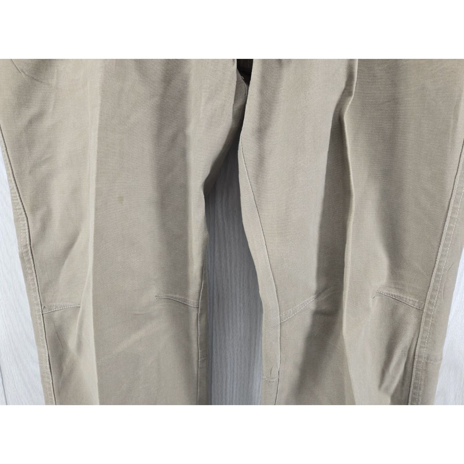 Vintage Kuhl Pants Mens 38x30 Khaki Tan Brown Kanvus Jean Hiking Outdoor Cargo Stripe? Cad Size US 38 / EU 54 - 4 Thumbnail