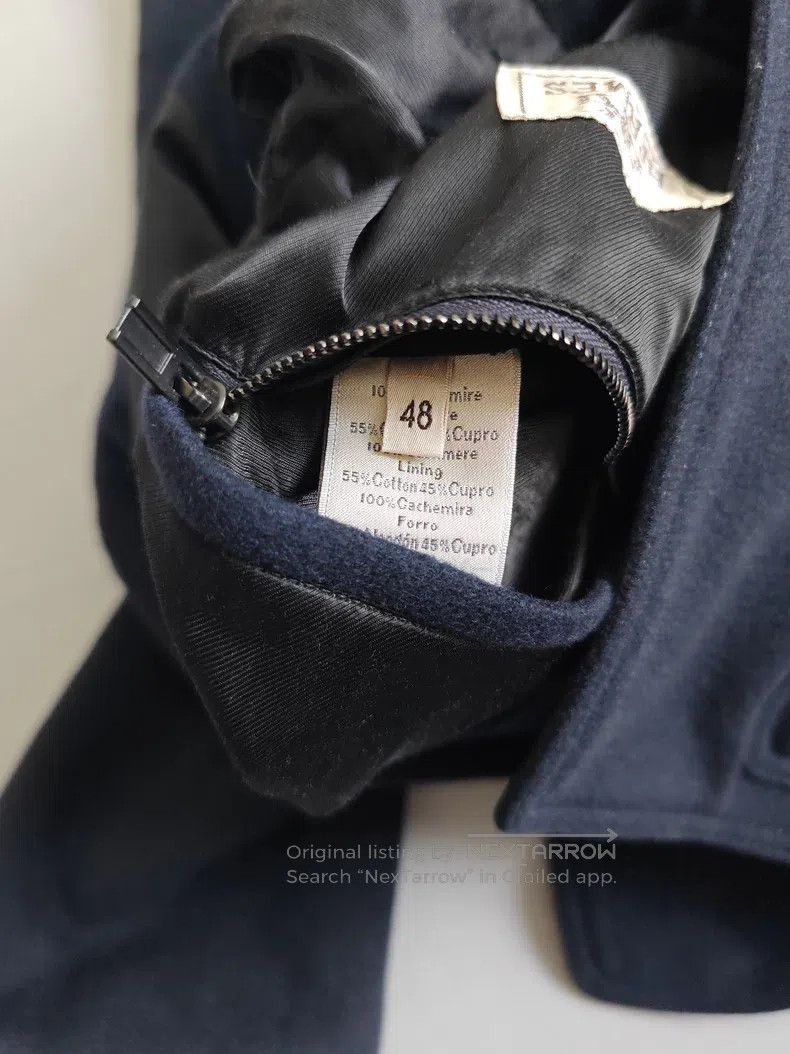 Hermes Hermes Men's hunting cashmere jacket, navy blue, 100% cash Size US M / EU 48-50 / 2 - 5 Thumbnail