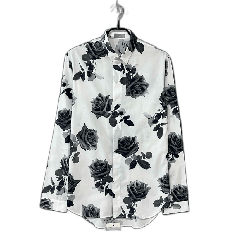 Dior Floral Printed Long Sleeve Shirt for Women Size M / US 6-8 / IT 42-44 - 1 Thumbnail