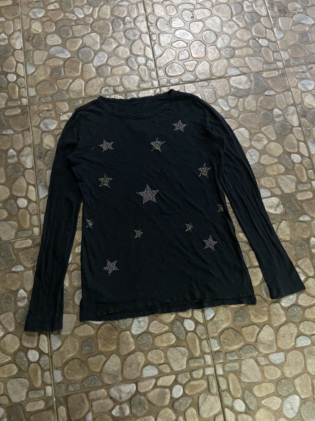 If Six Was Nine VTG Y2K the Ryand studded star long sleeve t-shirt Size M / US 6-8 / IT 42-44 - 3 Thumbnail
