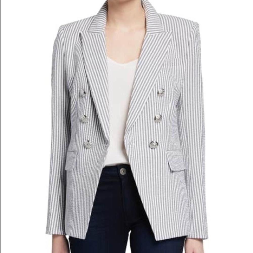 Joie seersucker blazer