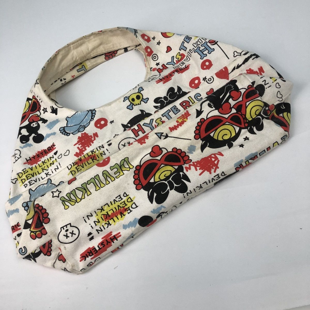 Hysteric Glamour HYSTERIC DEVILKIN FULL PRINTED CANVAS TOTE BAG Size ONE SIZE - 5 Thumbnail