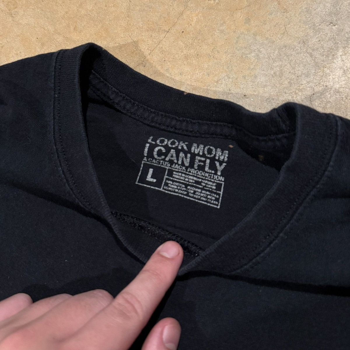 Travis Scott Travis Scott Look Mom I Can Fly Documentary Faded Rap Tee Size US L / EU 52-54 / 3 - 8 Thumbnail
