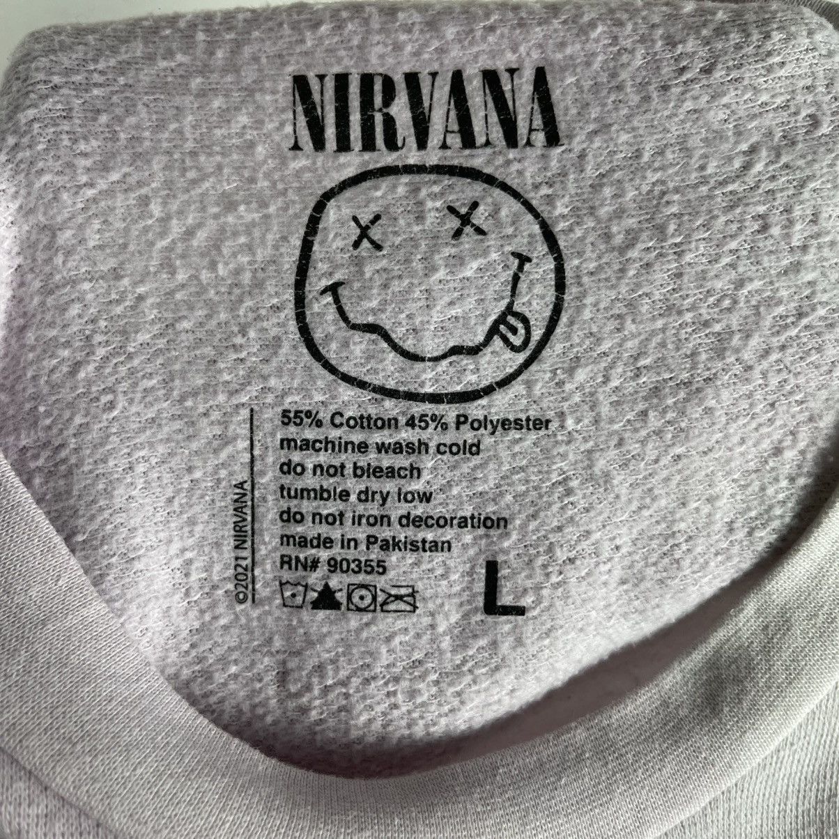 Nirvana Nirvana Smiley Face Logo Crewneck Sweatshirt Size M Size US M / EU 48-50 / 2 - 6 Thumbnail