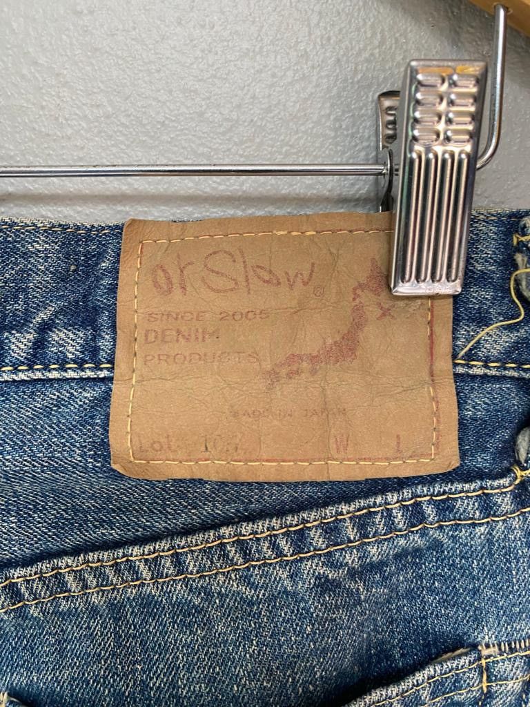 Orslow Or Slow stone washed selvedge jeans Size US 30 / EU 46 - 5 Thumbnail