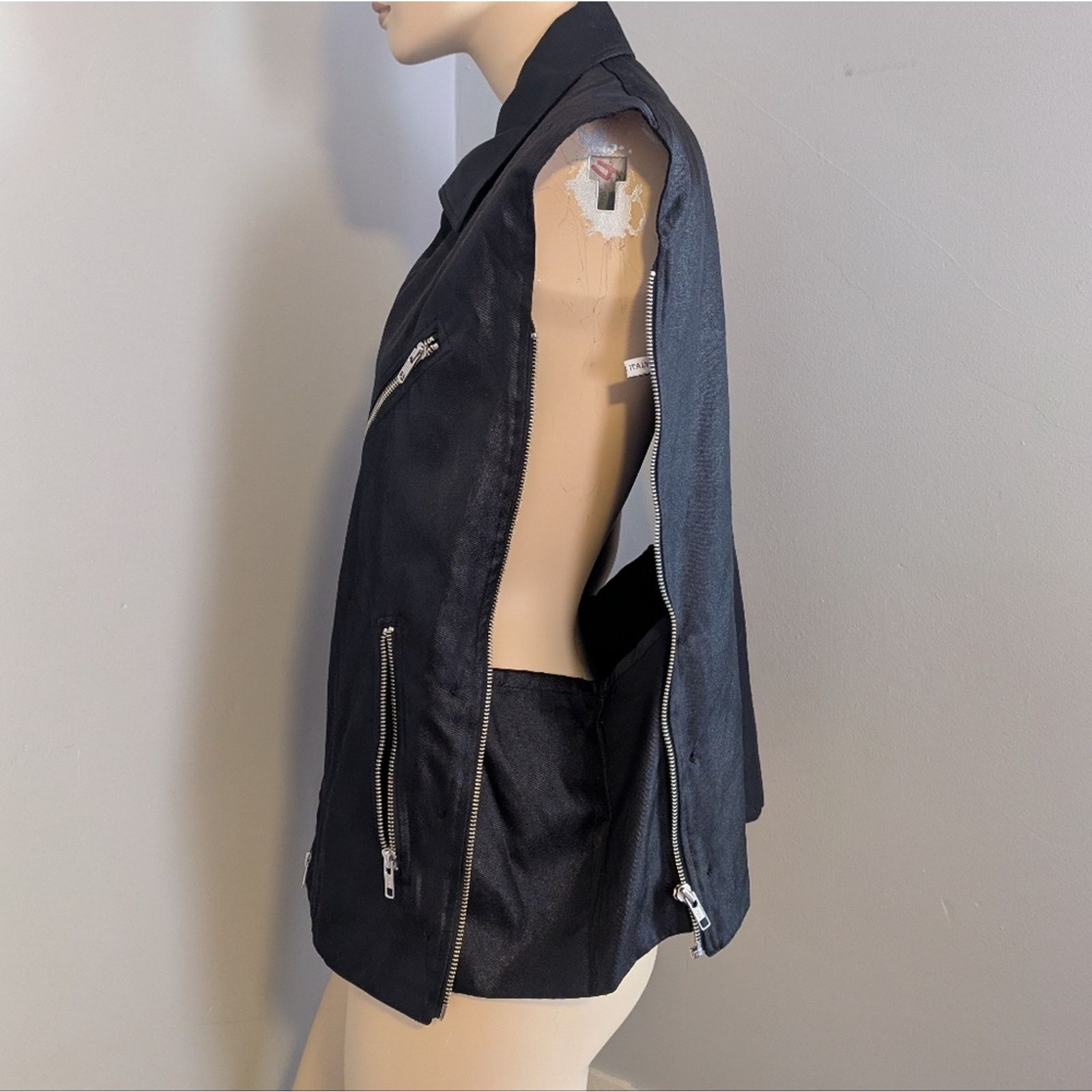 Ann Demeulemeester Vintage Ann Demeulemeester Vest Snaps + Zip Sides 38 EU 6 US Size S / US 4 / IT 40 - 6 Thumbnail