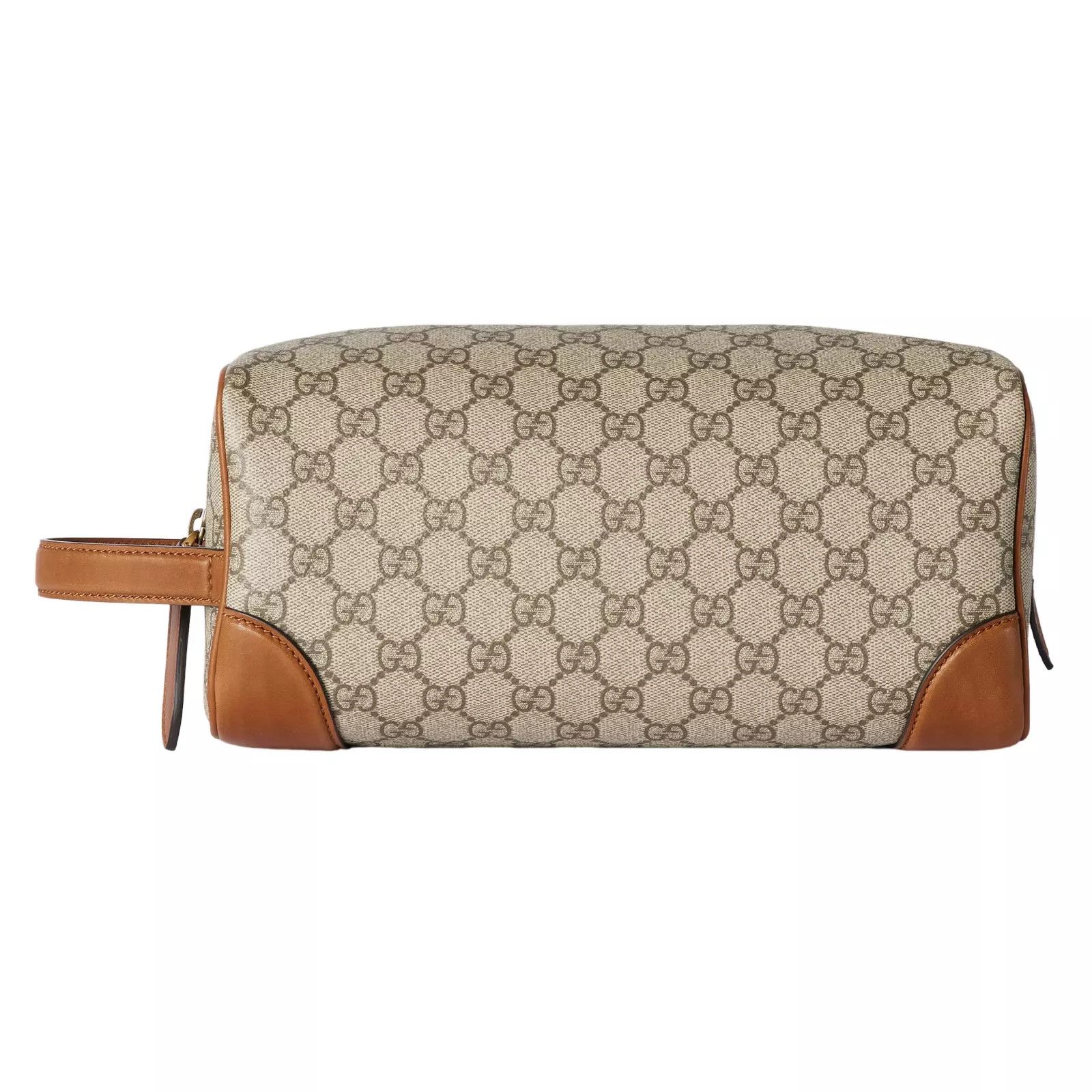 Gucci GUCCI GG Beige Brown Toiletry Case New & Authentic Size ONE SIZE - 1 Thumbnail