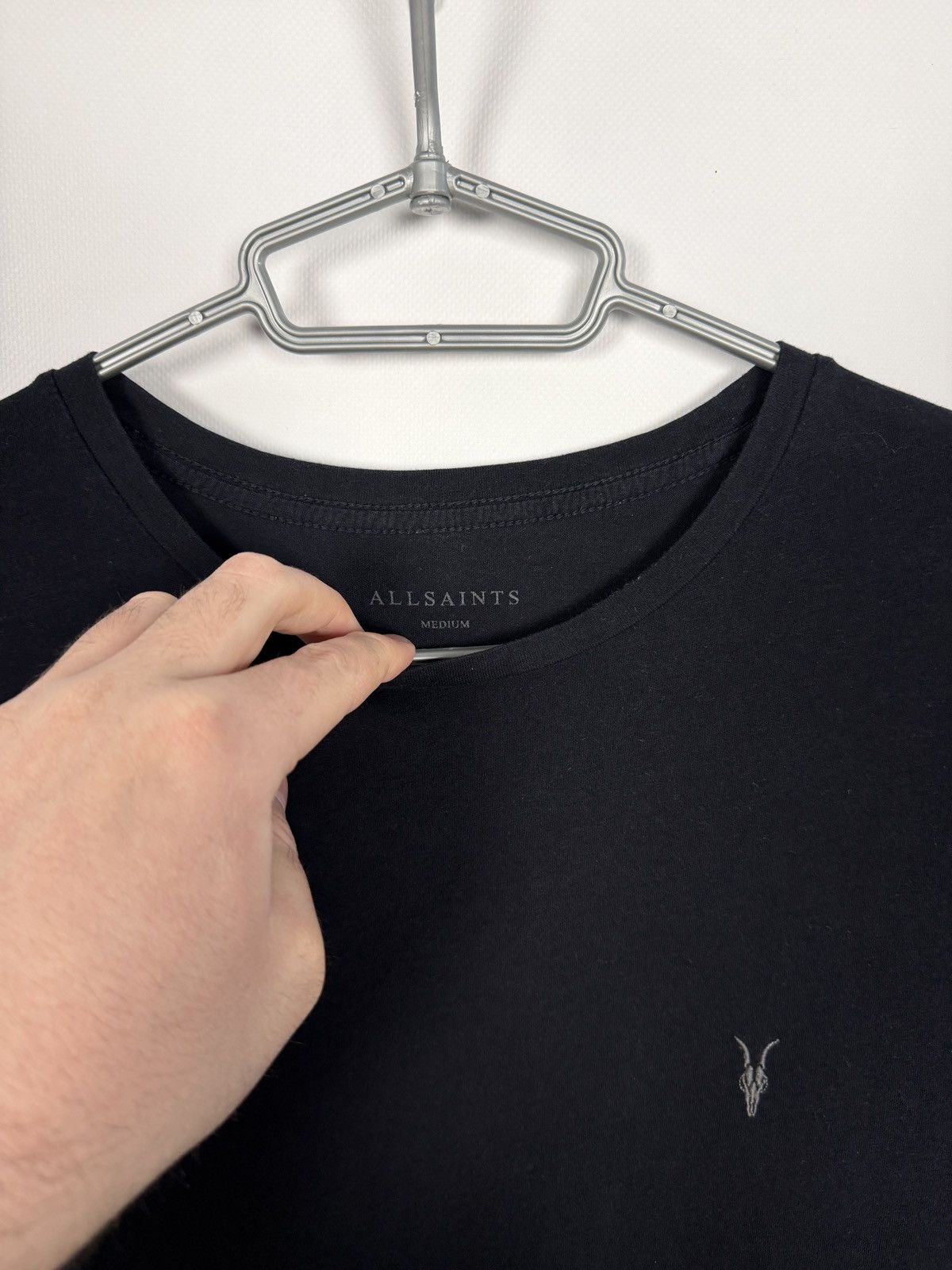 Allsaints Men’s Allsaints Tonic Long Sleeve Crew T-Shirt Black Size M Size US M / EU 48-50 / 2 - 7 Thumbnail
