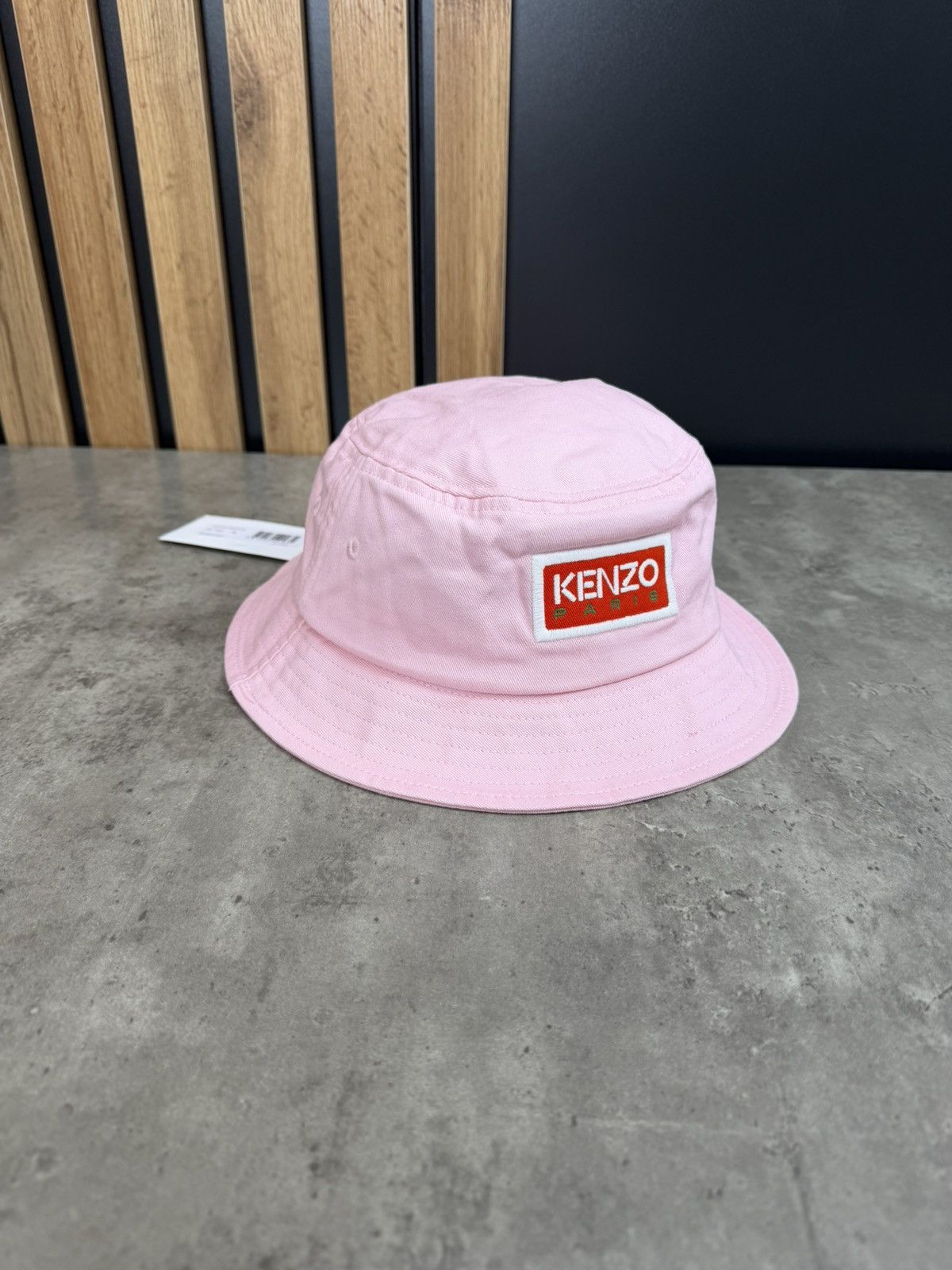 Kenzo Kenzo Pink Cotton Bucket Hat Size L Size ONE SIZE - 1 Thumbnail