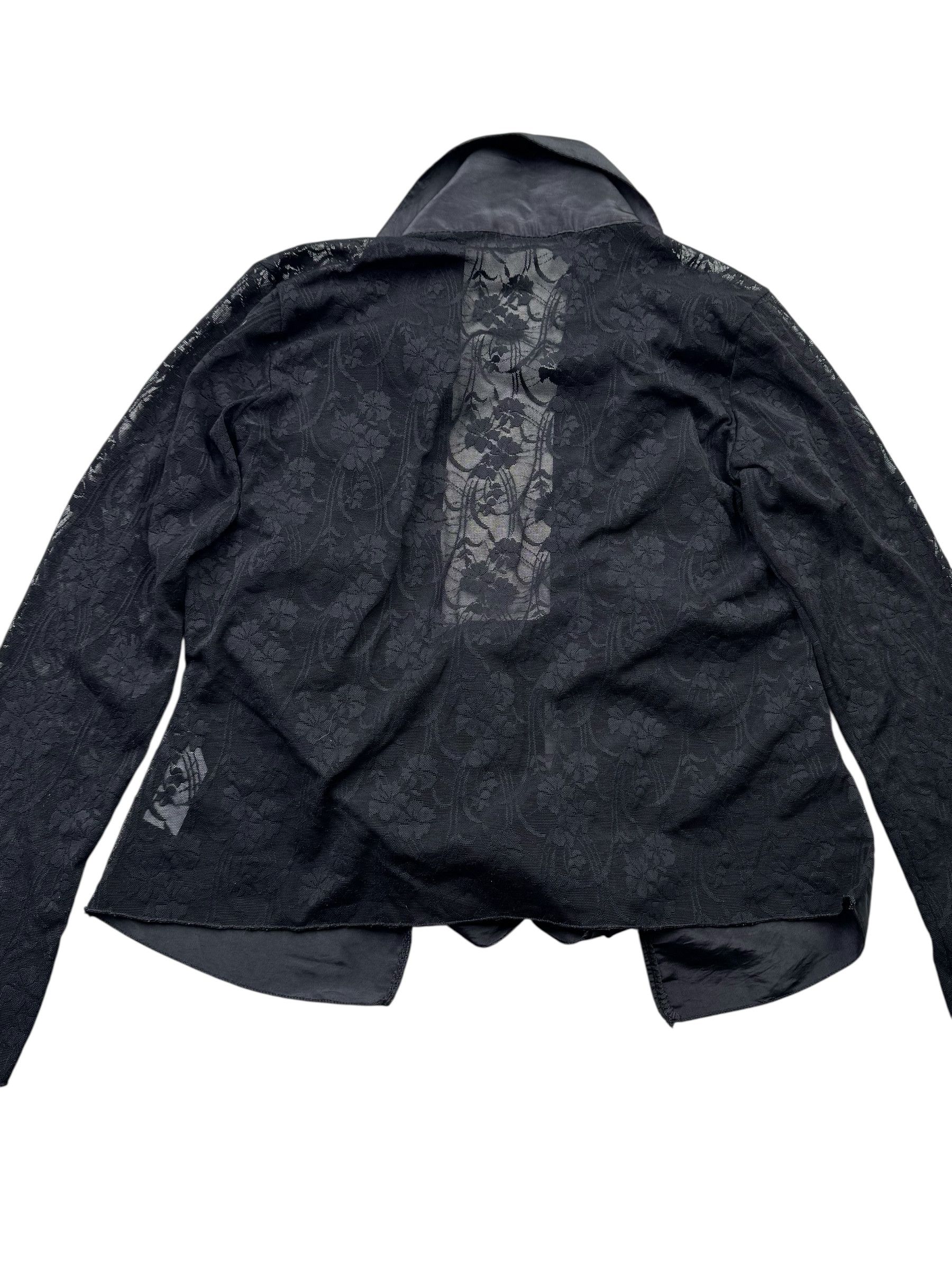 Japanese Brand Vintage Blouse With Mesh Details W398(V9) Size M / US 6-8 / IT 42-44 - 5 Thumbnail