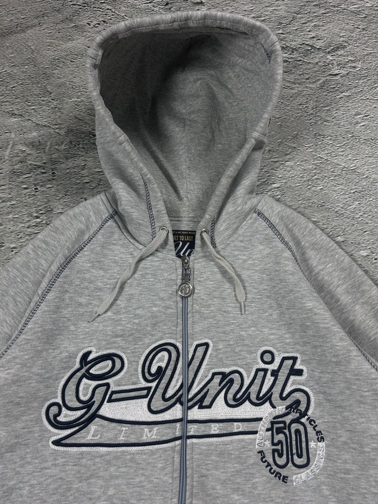 G-Unit G Unit zip hoodie grey vintage hip hop 50 Cent Size US XL / EU 56 / 4 - 2 Thumbnail
