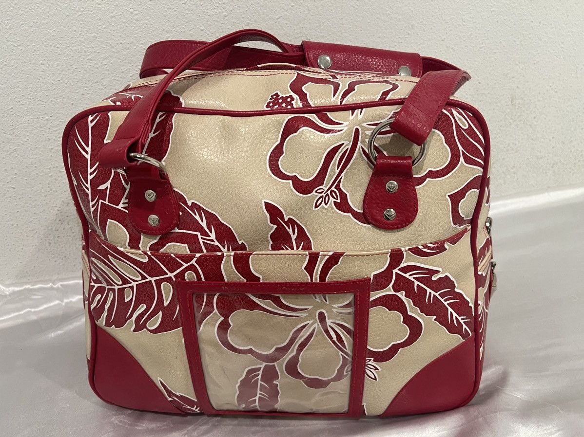 Vintage Vintage Roxy Floral Travel Luggage Rolling Duffle Bag Set Size ONE SIZE - 12 Thumbnail