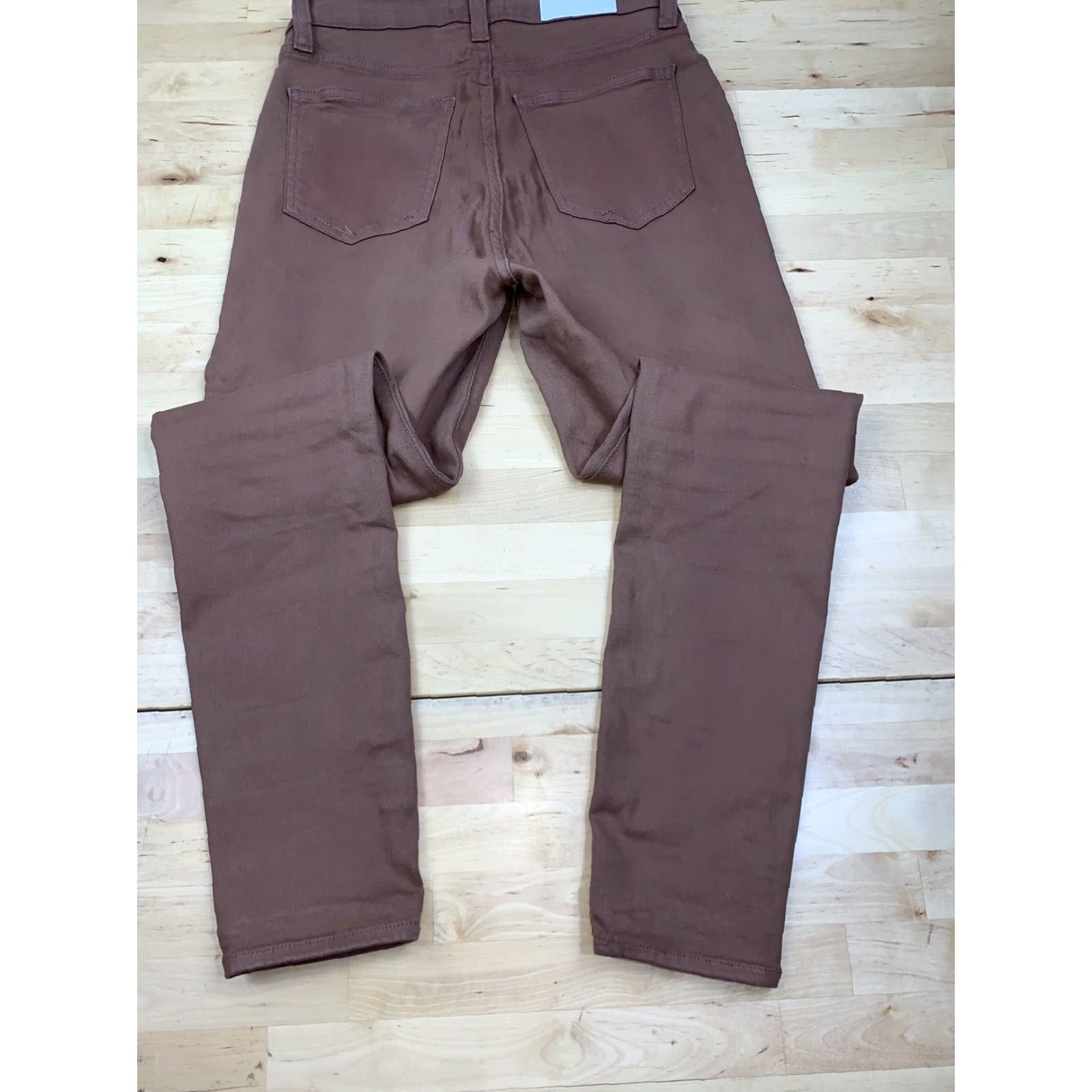 Pistola PISTOLA Womens Brown Pants Size 27 High Rise Skinny Chino #5130 Size 27" / US 4 / IT 40 - 4 Thumbnail