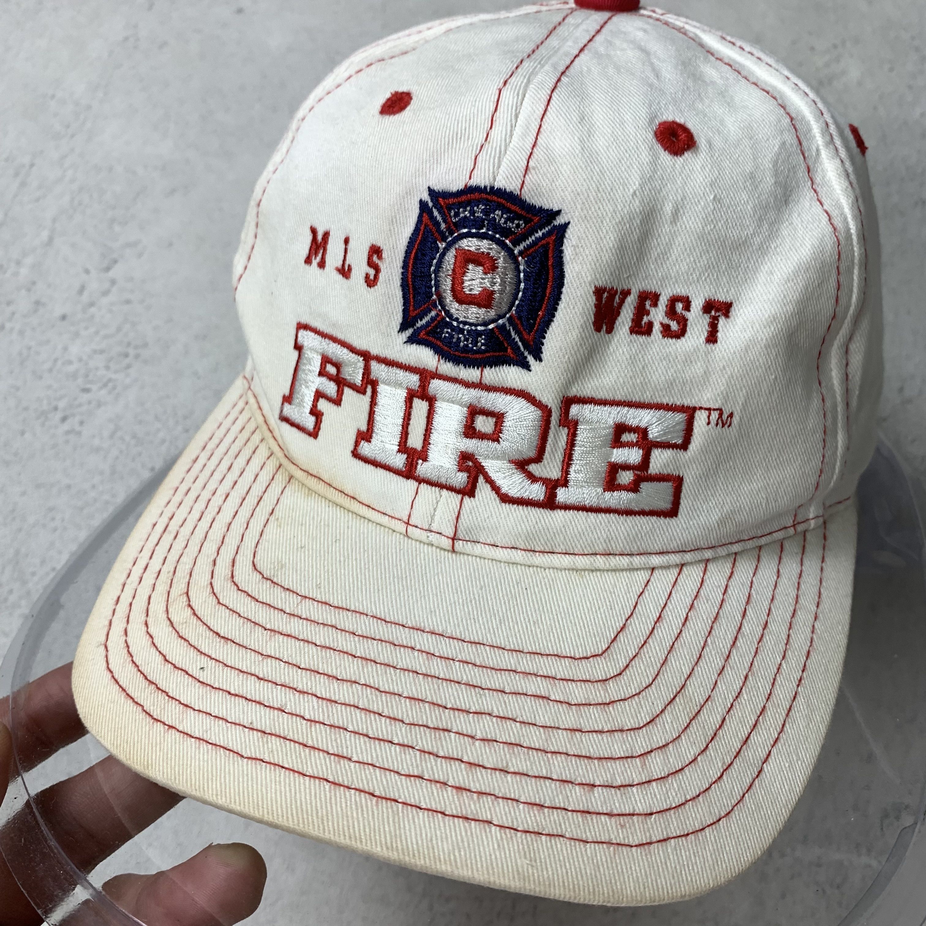 MLB MLS West Fire Chicago Hat Cap Pro Player Size ONE SIZE - 2 Thumbnail