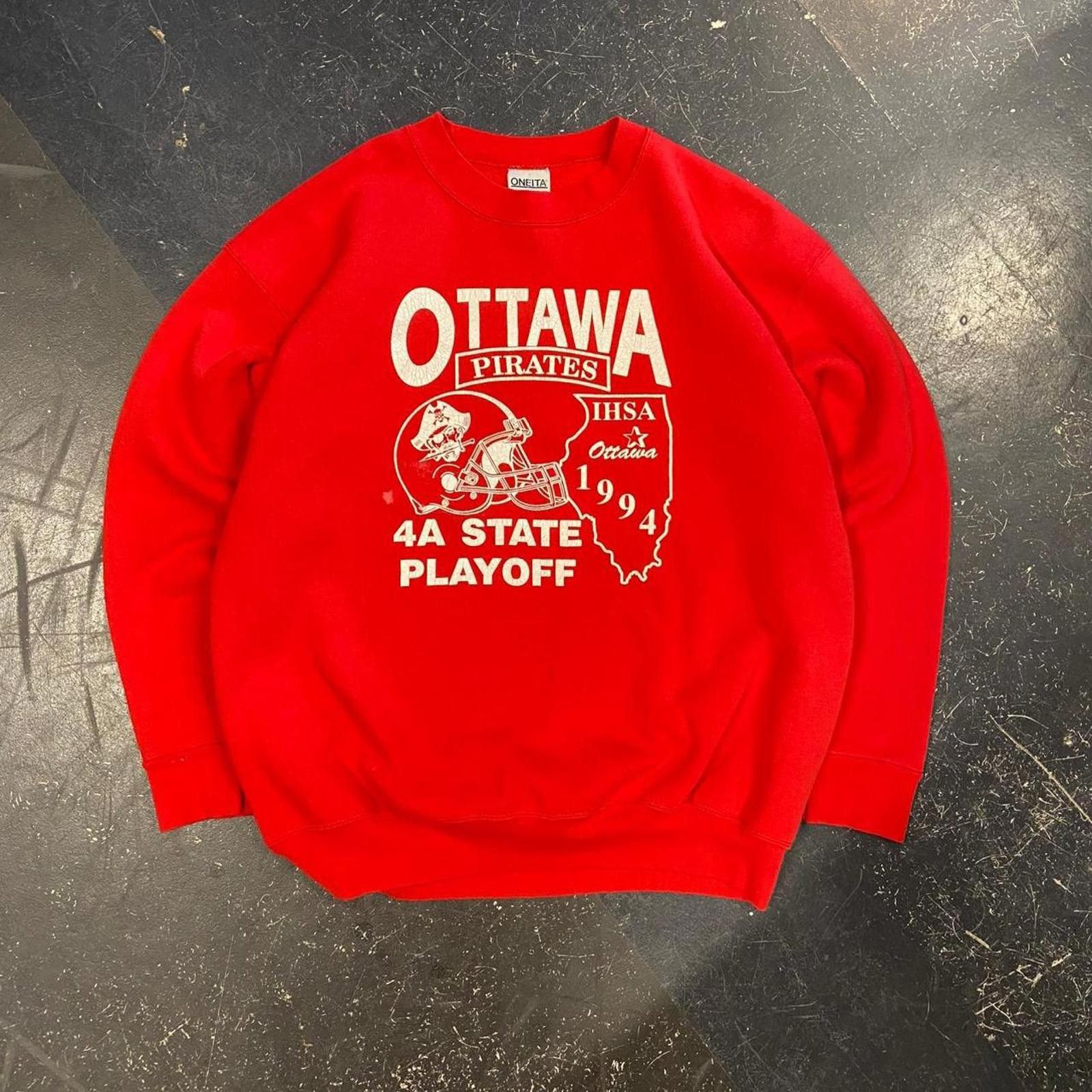 Vintage Vintage 90s Ottawa Pirates Crewneck Size US XL / EU 56 / 4 - 1 Thumbnail