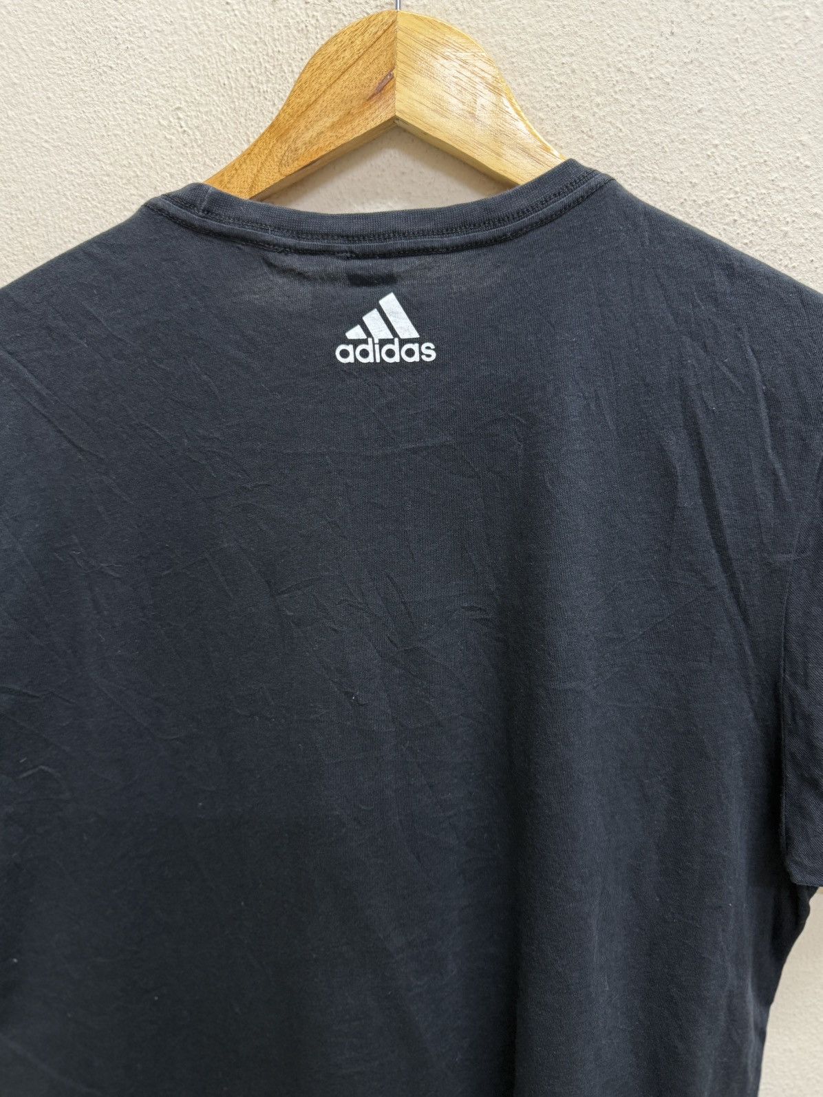Adidas Adidas wording spellout tshirt Size US S / EU 44-46 / 1 - 11 Thumbnail