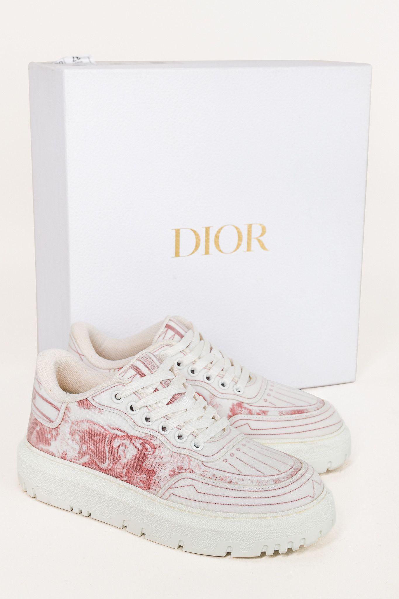 Dior Dior Addict Toile de Jouy Neoprene Low-Top Sneakers Size US 6.5 / IT 36.5 - 13 Thumbnail