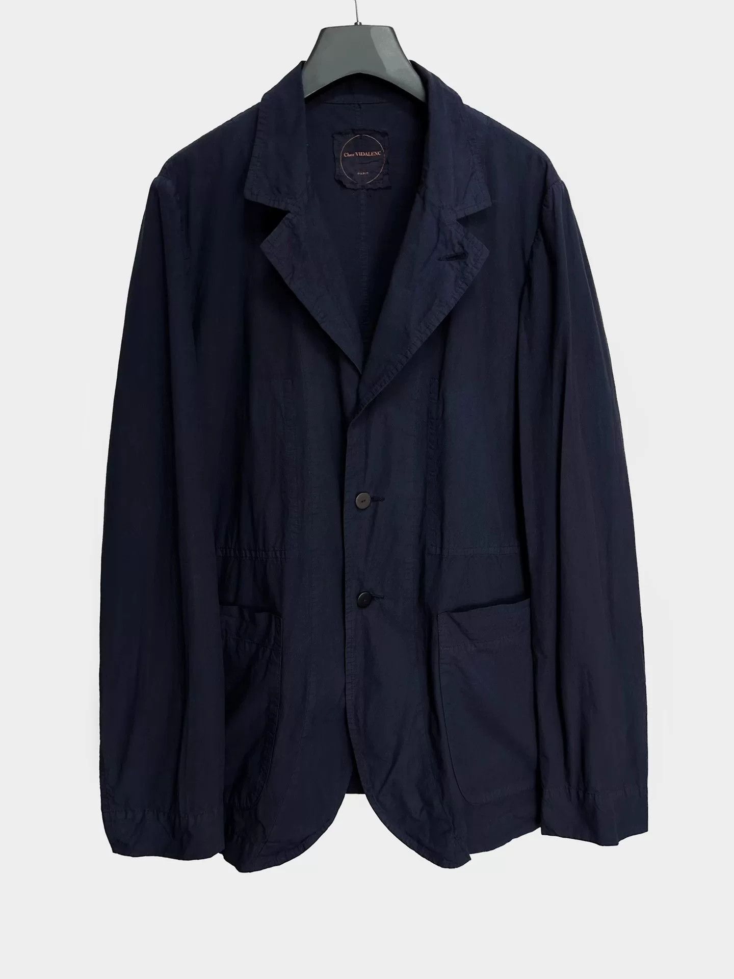 Casey Vidalenc blue dyed cotton jacket from Vidalenc Size US M / EU 48-50 / 2 - 1 Thumbnail