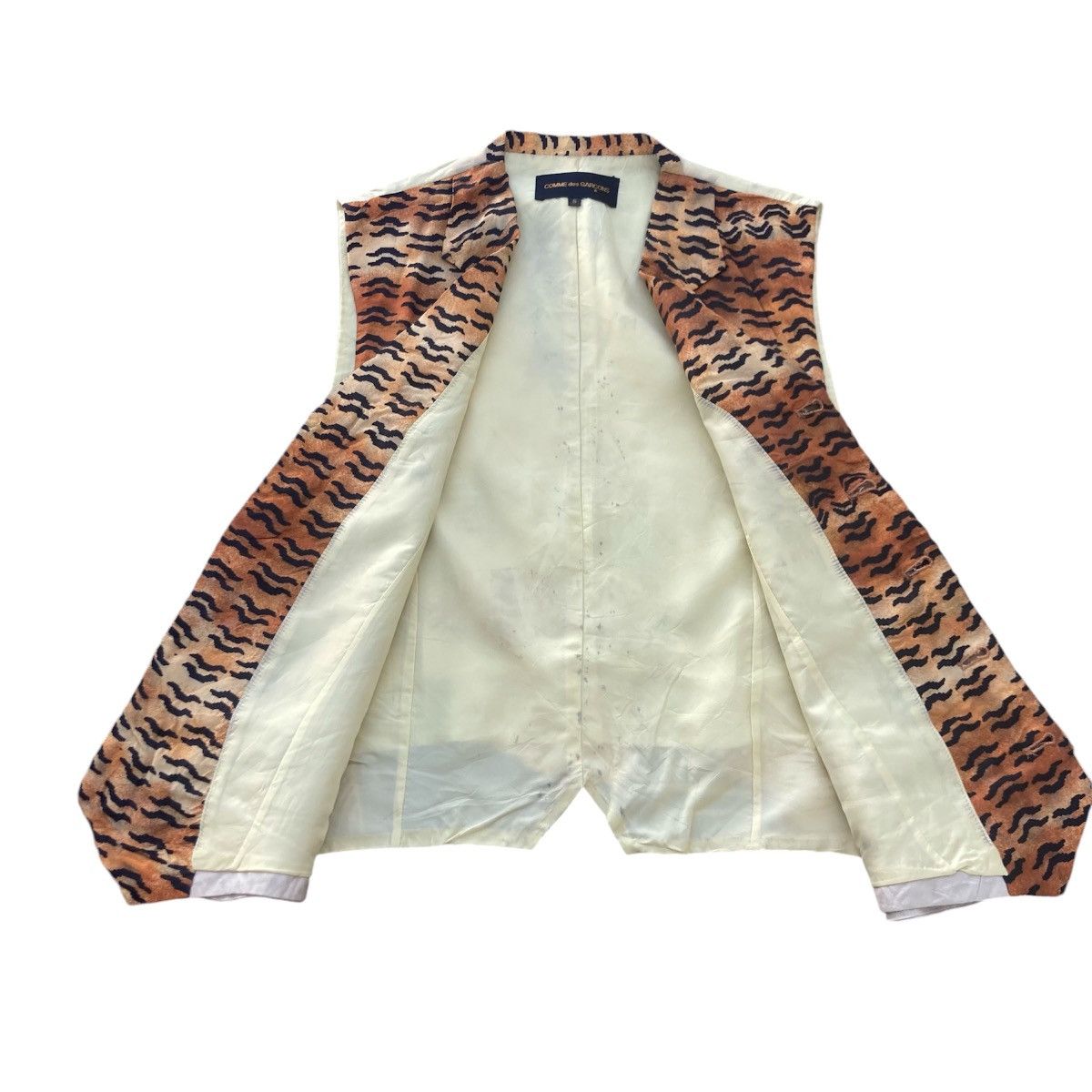 Comme des Garcons VINTAGE COMME DES GARCON AD1991 TIGER STRIPES VEST Size US S / EU 44-46 / 1 - 3 Thumbnail