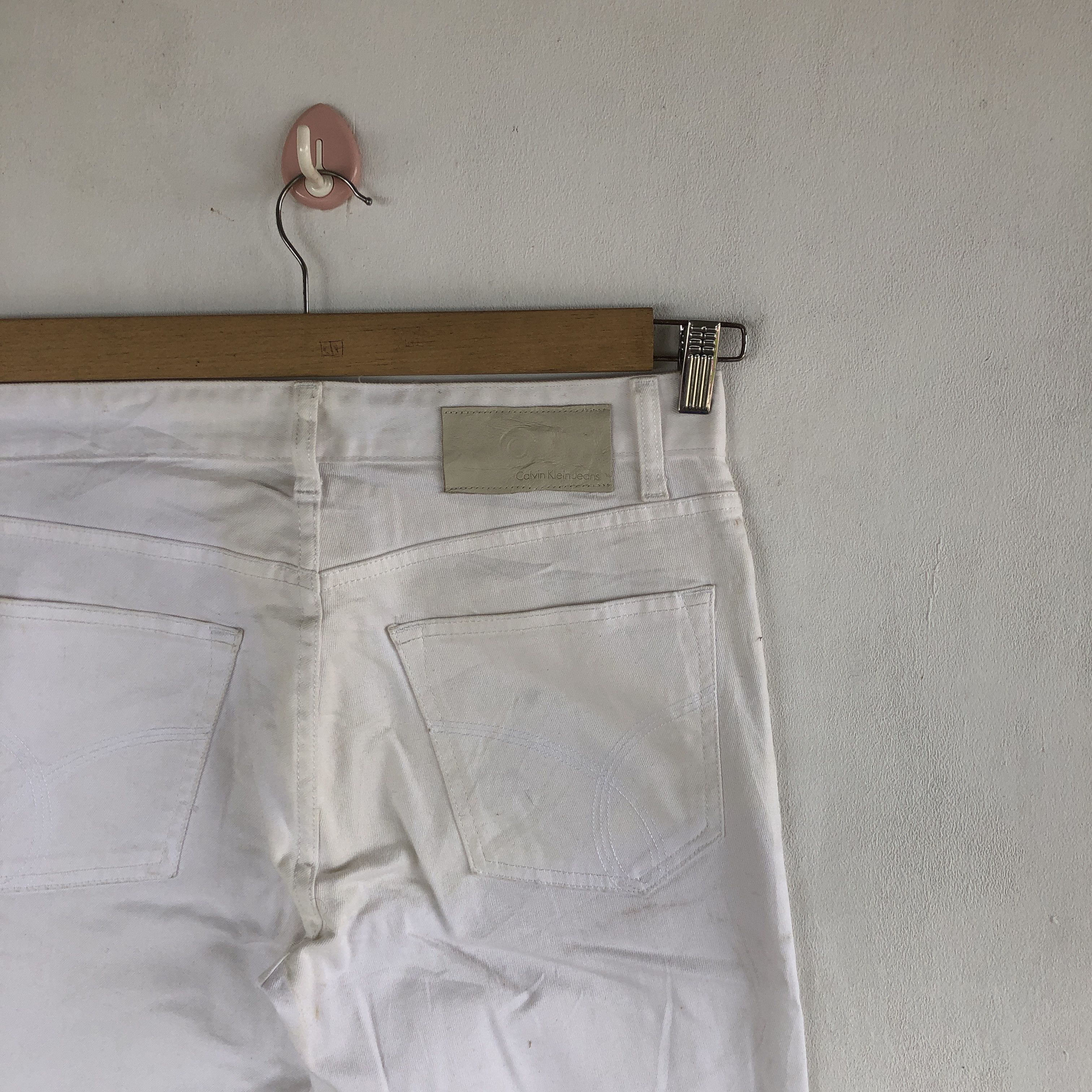 Calvin Klein Vintage Y2K Calvin Klein Jeans White Calvin Klein Denim Size US 32 / EU 48 - 5 Thumbnail