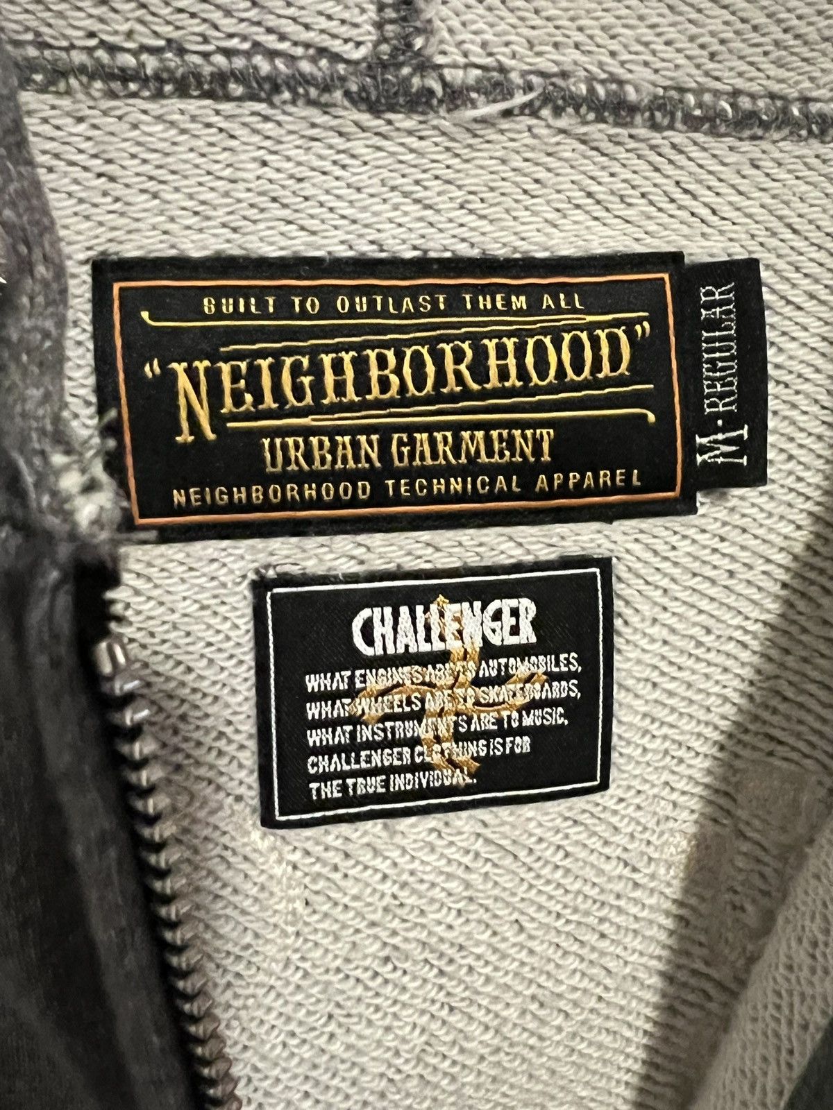 CHALLENGER × Neighborhood Under 13 Seconds Zip-Up Hoodie Size US M / EU 48-50 / 2 - 8 Thumbnail