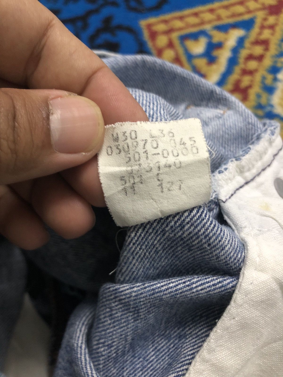 Levi's × Vintage Vintage Levis 501 Distressed Denim Size US 29 - 7 Thumbnail