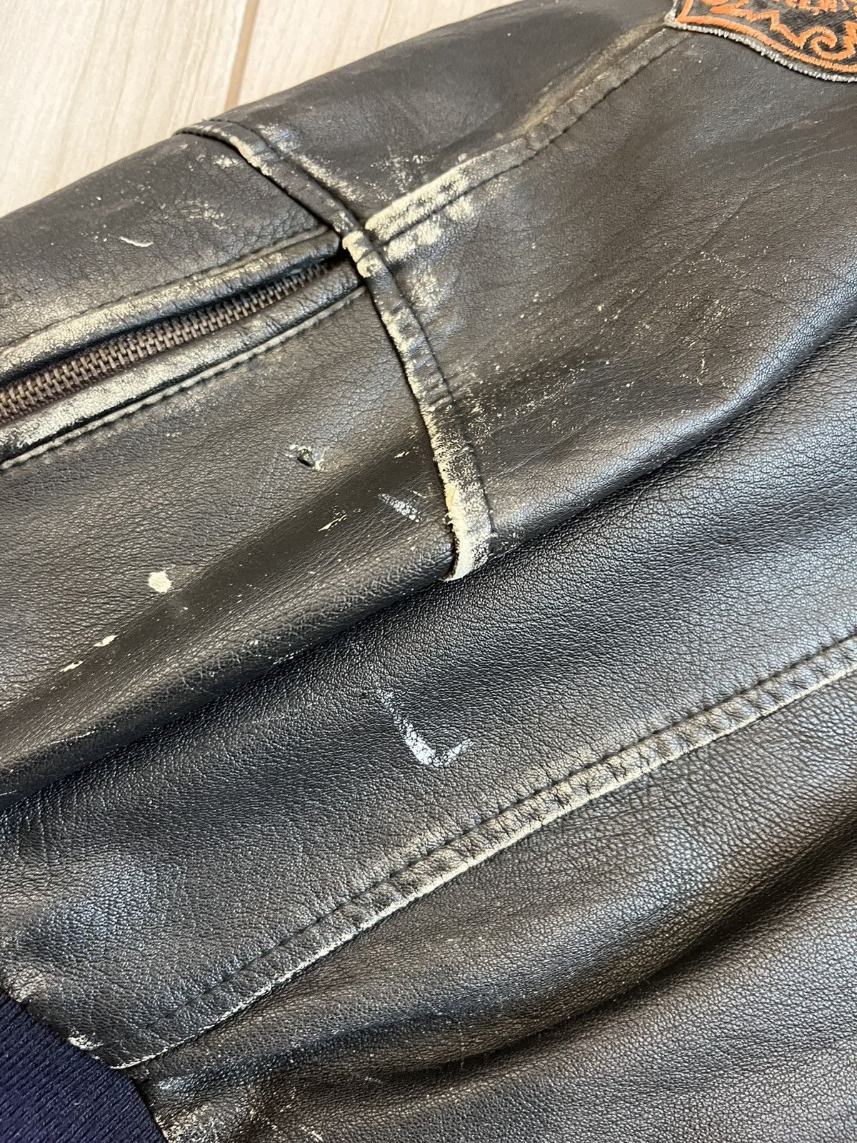 Harley Davidson × Vintage Vintage Willie G Harley Davidson Leather Jacket autographed Size US XL / EU 56 / 4 - 19 Thumbnail