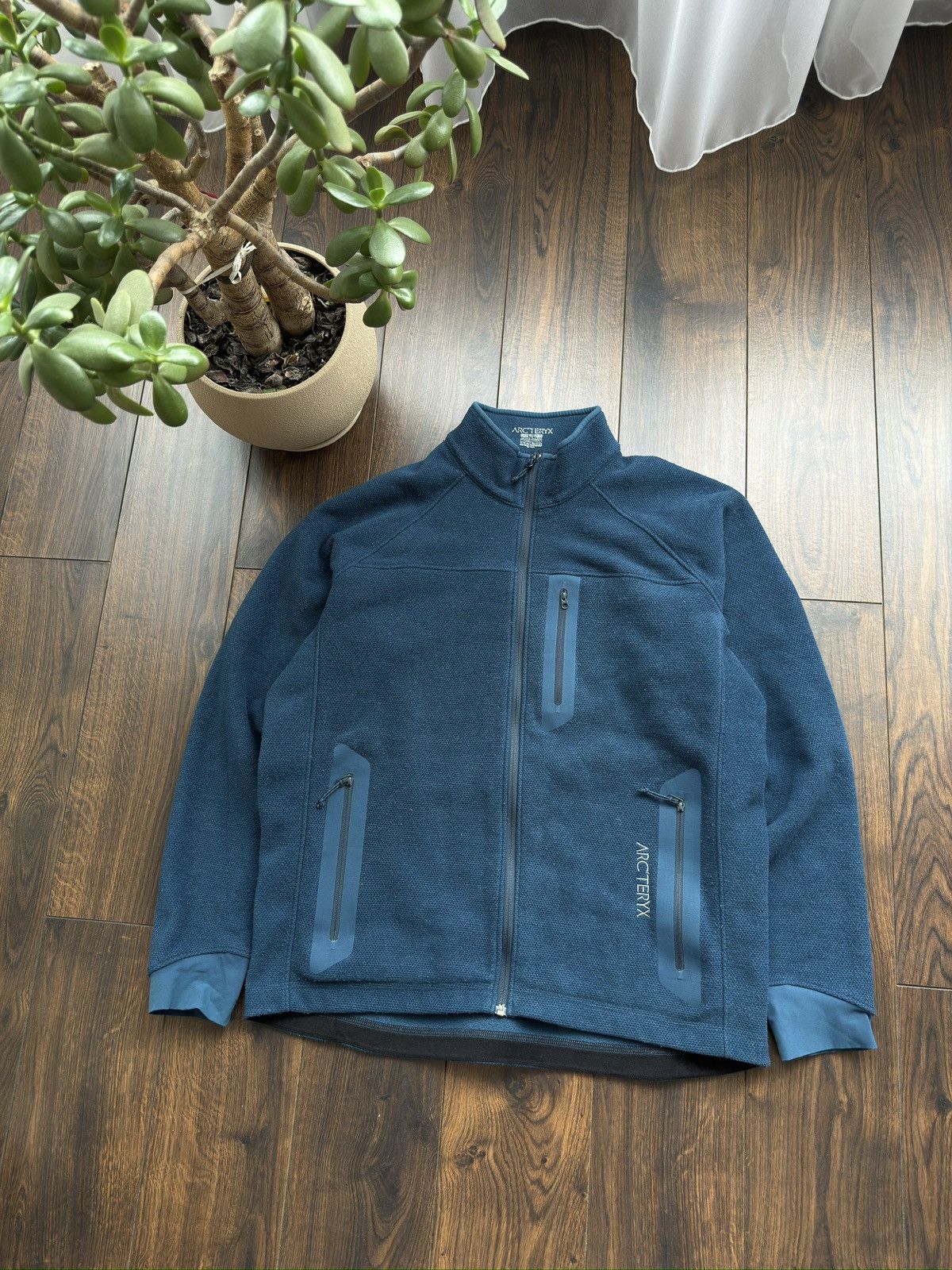 Arc'teryx ARC'TERYX Blue Fleece Zip-up Sweater Jacket Made in Canada Size US L / EU 52-54 / 3 - 2 Thumbnail