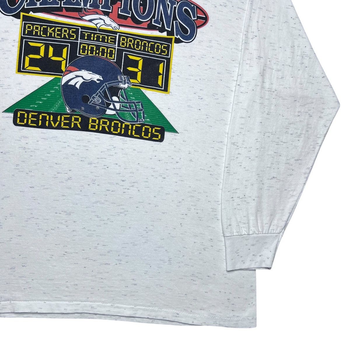 NFL 1998 NFL Denver Broncos Green Bay Packers Long Sleeve Shirt Size US XL / EU 56 / 4 - 15 Thumbnail