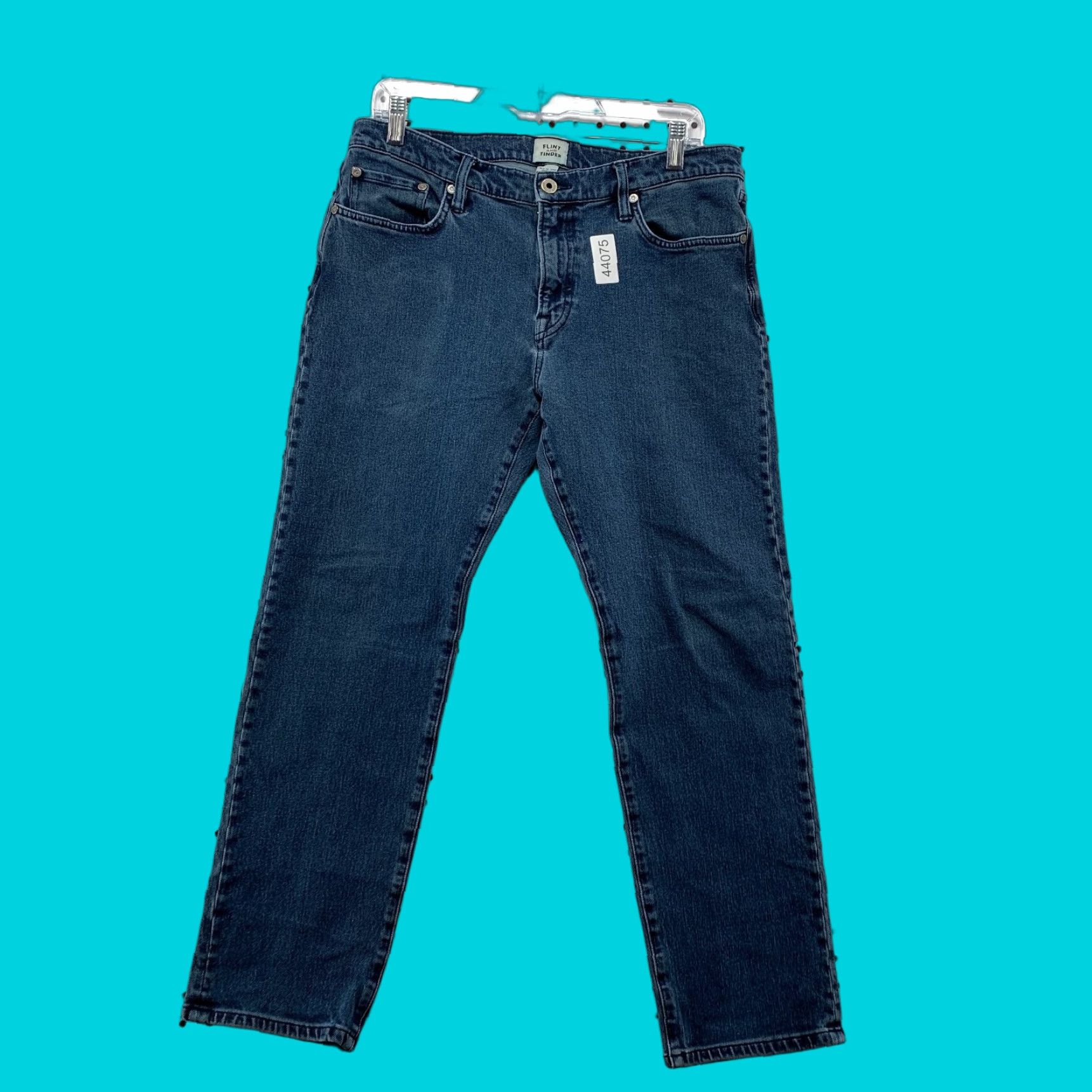 Flint And Tinder Flint and Tinder Denim Jeans Mens Size 33x27 Blue Straight Fit 32x30 Size US 32 / EU 48 - 1 Thumbnail