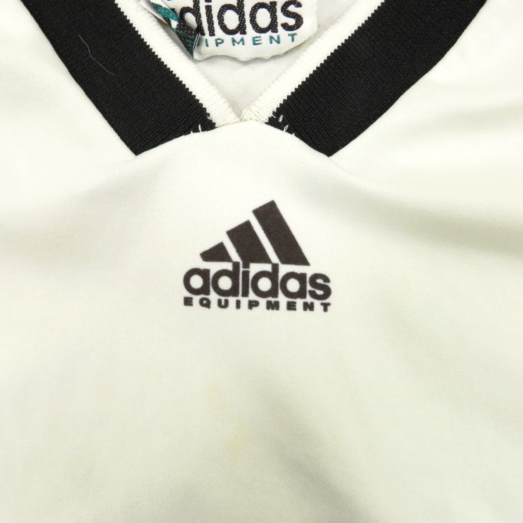 Adidas VINTAGE Adidas Equipment Shirt Mens XL Made in USA Soccer Jersey Template #4 VTG Size US XL / EU 56 / 4 - 3 Thumbnail