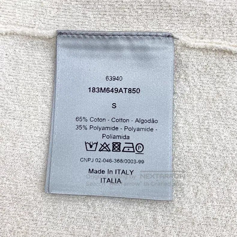 Dior Dior Beige bull head letter embroidery cotton round-neck s Size US S / EU 44-46 / 1 - 7 Thumbnail