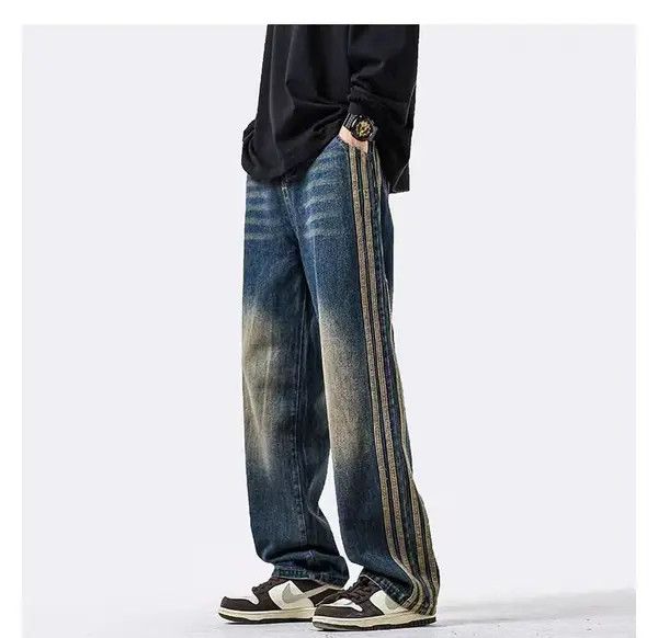 VIBE Light Blue High Street Loose Fit Vintage Jeans Size US 32 / EU 48 - 4 Thumbnail
