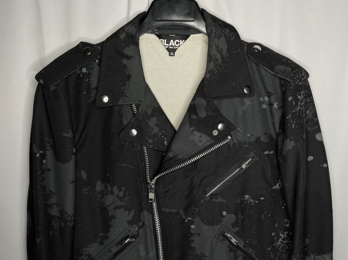 Comme des Garcons Commes Des Garçon Black Biker Jacket Size US XL / EU 56 / 4 - 2 Thumbnail