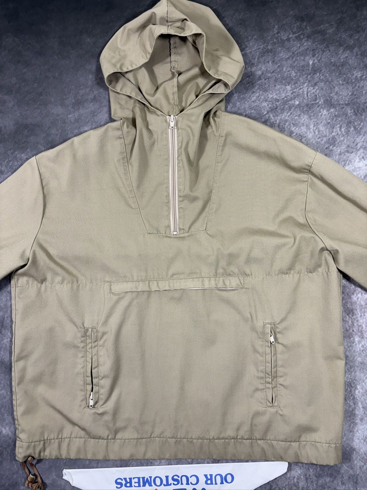 Eddie Bauer Vintage Eddie Bauer Anorak Half Zip Pullover Hoodie Cotton Size US S / EU 44-46 / 1 - 11 Thumbnail