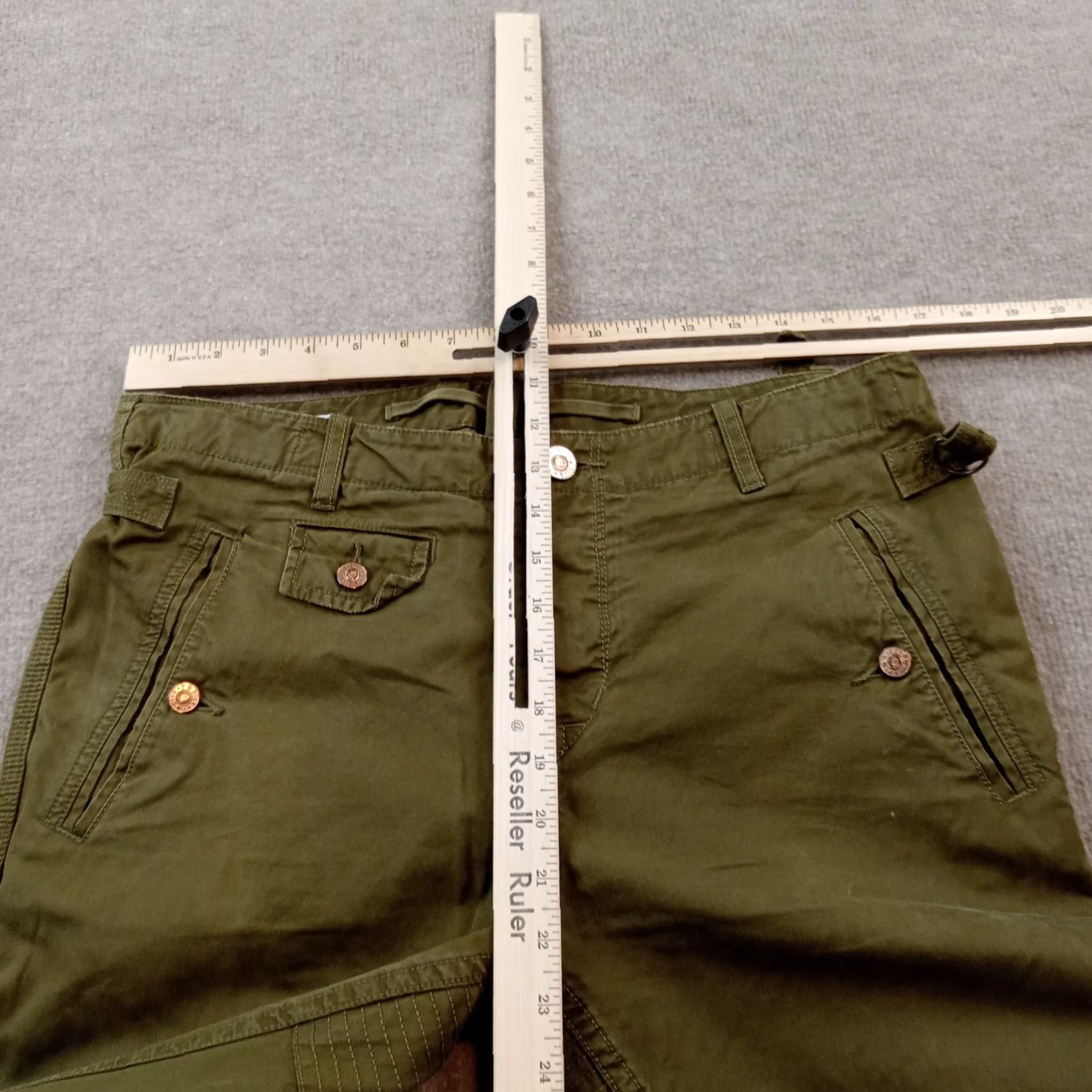 Brooks Brothers Brooks Brothers Mens Green Chino Straight Pants Size 32 Adjustable Waist Size US 32 / EU 48 - 4 Thumbnail