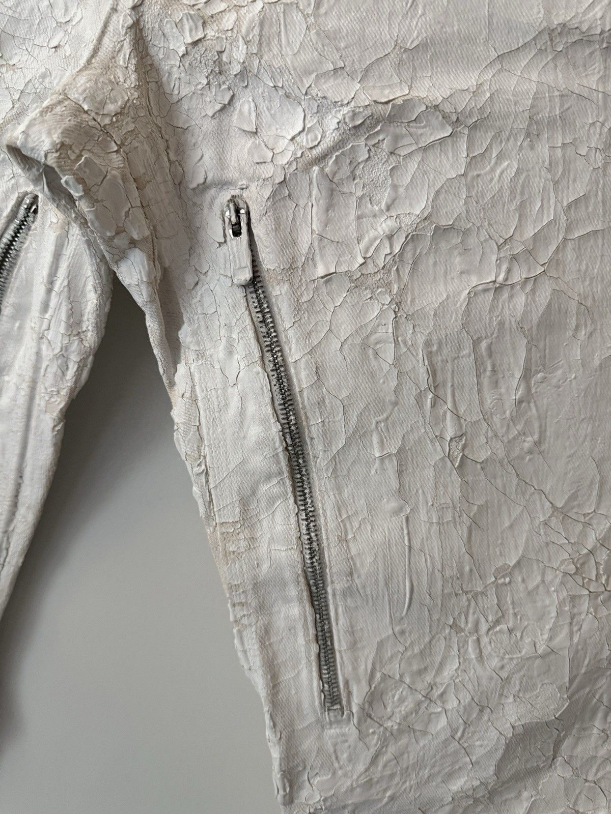 Givenchy Matthew Williams Crackled Painted Zip Jeans SS21 Limited Size US 32 / EU 48 - 4 Thumbnail
