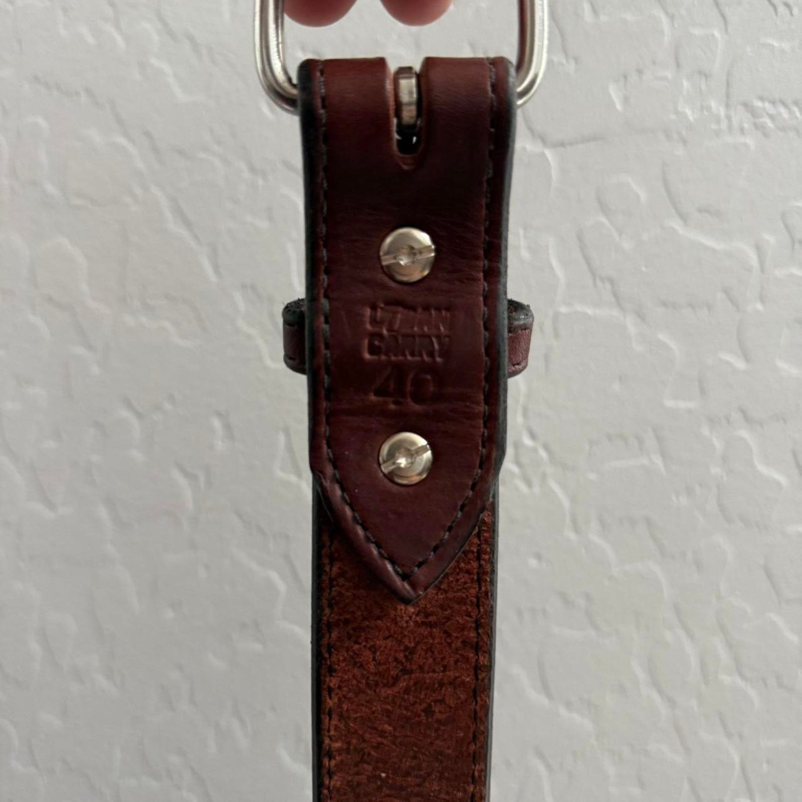 Other Thick Leather Belt Made With High Quality Materials Size 40 - 6 Thumbnail