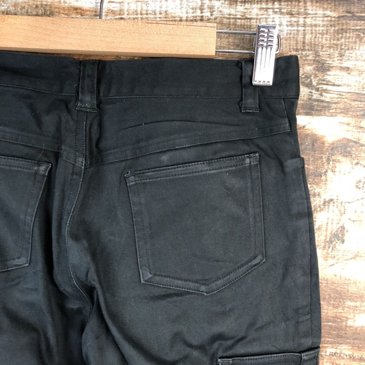 Japanese Brand Jocky Gal Black bootcut Cargo Multipocket Pants #A2559 Size 26" / US 2 / IT 38 - 18 Thumbnail