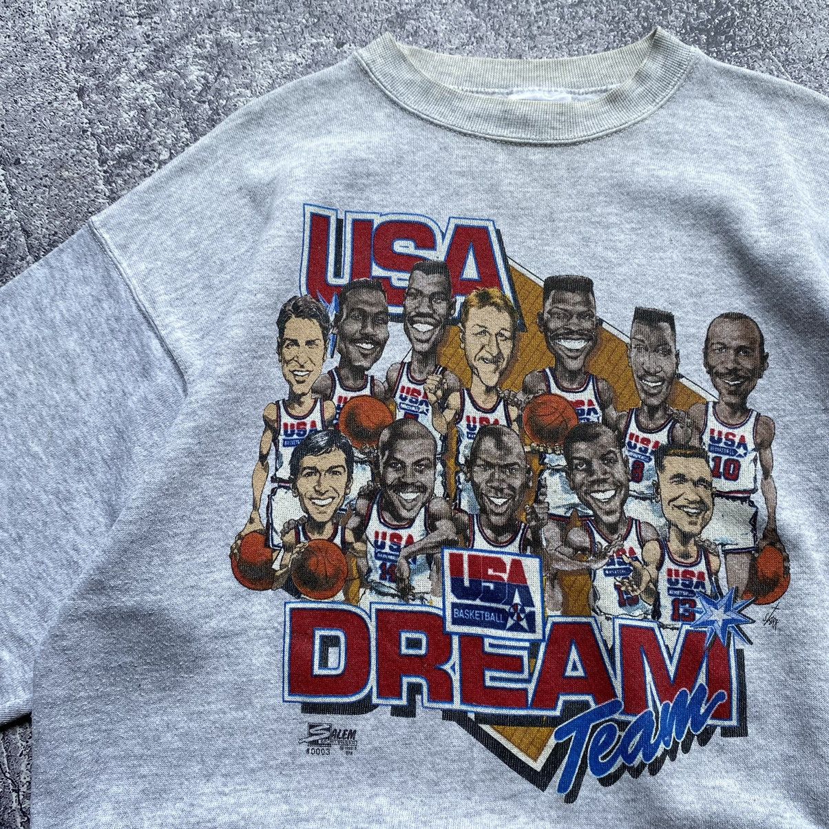 NBA × Salem Sportswear 1992©️ USA BASKETBALL DREAM TEAM Vintage Sweatshirt by Tultex Size US L / EU 52-54 / 3 - 3 Thumbnail